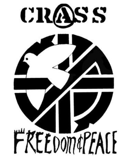 CRASS - Freedom & Peace Dove - Patch